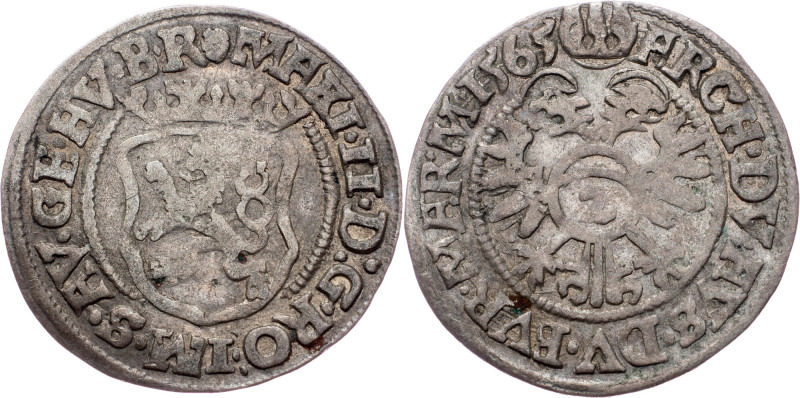 Maximilian II., 2 Kreuzer 1565, Prague Maximilian II., 2 Kreuzer 1565, Prague, M...