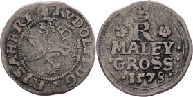 Rudolph II., Maley Groschen 1578, Prague Rudolph II., Maley Groschen 1578, Prague, HN. 1b (6b)|rare; VF

Grade: VF