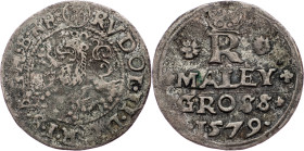 Rudolph II., Maley Groschen 1579, Joachimsthal Rudolph II., Maley Groschen 1579, Joachimsthal, HN. 1b (7b); F/VF

Grade: F/VF