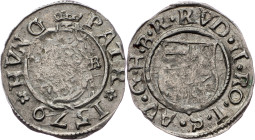 Rudolph II., Denar 1579, KB, Kremnitz Rudolph II., Denar 1579, KB, Kremnitz, ÉH. 811a; VF

Grade: VF