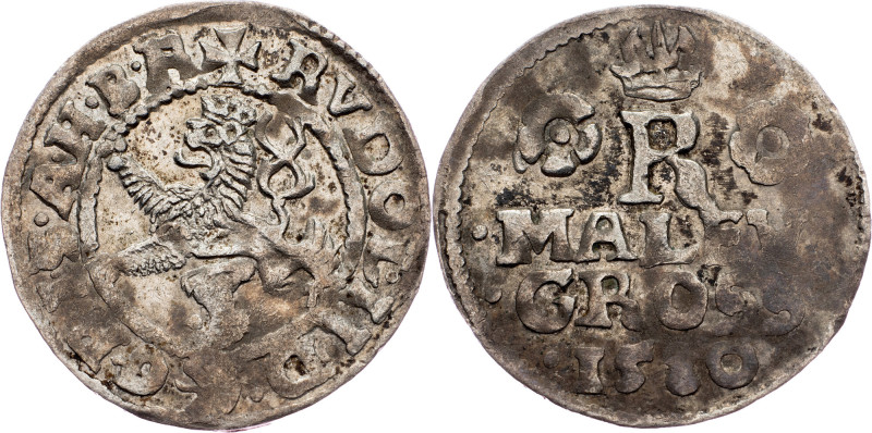 Rudolph II., Maley Groschen 1580, Prague Rudolph II., Maley Groschen 1580, Pragu...