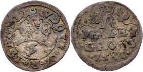 Rudolph II., Maley Groschen 1581, Budweis Rudolph II., Maley Groschen 1581, Budweis, HN. 11 (7a); VF

Grade: VF