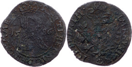 Rudolph II., Raitpfennig 1586, Joachimsthal Rudolph II., Raitpfennig 1586, Joachimsthal, Mrštík 81|wavy; F

Grade: F
