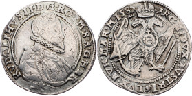 Rudolph II., 1 Thaler 1587, Kuttenberg Rudolph II., 1 Thaler 1587, Kuttenberg, Dav. 8079, Hal. 366|mount removed; VF

Grade: VF