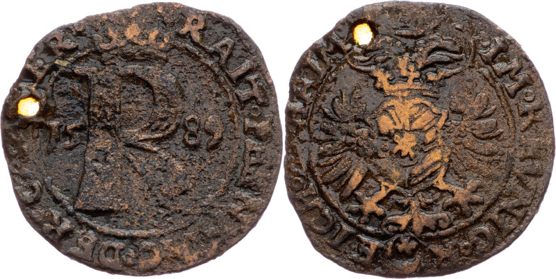 Rudolph II., Raitpfennig 1589, Joachimsthal Rudolph II., Raitpfennig 1589, Joach...