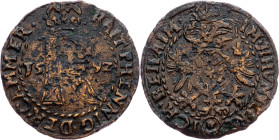 Rudolph II., Raitpfennig 1592, Joachimsthal Rudolph II., Raitpfennig 1592, Joachimsthal, Mrštík 83|lacquered; aVF

Grade: aVF