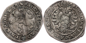 Rudolph II., Weissgroschen 1595, Kuttenberg Rudolph II., Weissgroschen 1595, Kuttenberg, Mkč. 376|wavy; VF+

Grade: VF+
