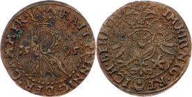 Rudolph II., Raitpfennig 1595, Joachimsthal Rudolph II., Raitpfennig 1595, Joachimsthal, Mrštík 84b; aEF

Grade: aEF