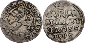 Rudolph II., Maley Groschen 1595, Kuttenberg Rudolph II., Maley Groschen 1595, Kuttenberg, HN. 8 (7a); VF

Grade: VF
