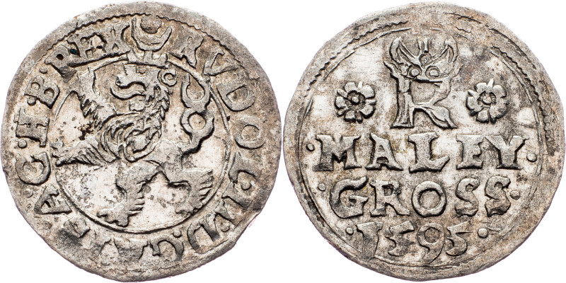 Rudolph II., Maley Groschen 1595, Joachimsthal Rudolph II., Maley Groschen 1595,...