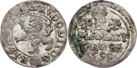 Rudolph II., Maley Groschen 1599, Joachimsthal Rudolph II., Maley Groschen 1599, Joachimsthal, HN. 9 (7c)|rare; aVF

Grade: aVF