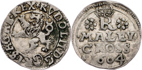 Rudolph II., Maley Groschen 1604, Joachimsthal Rudolph II., Maley Groschen 1604, Joachimsthal, HN. 9 (7c)|rare; VF

Grade: VF