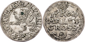 Rudolph II., Maley Groschen 1604, Joachimsthal Rudolph II., Maley Groschen 1604, Joachimsthal, HN. 11a (7c)|rare; EF

Grade: EF