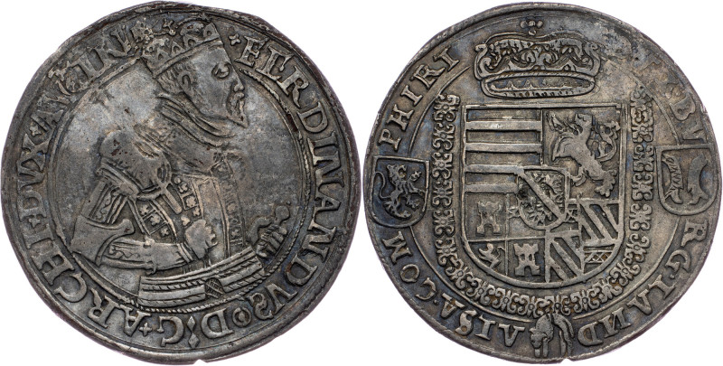 Archduke Ferdinand, 1 Thaler ND, Ensisheim Archduke Ferdinand, 1 Thaler ND, Ensi...