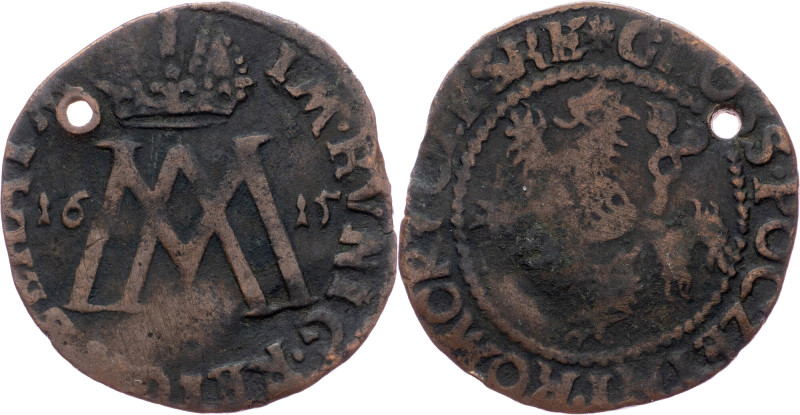 Matthias II., Raitpfennig 1615, Kuttenberg Matthias II., Raitpfennig 1615, Kutte...