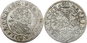 Ferdinand II., 3 Kreuzer 1626, Vienna Ferdinand II., 3 Kreuzer 1626, Vienna, Her. 1040|weakly strike; aVF

Grade: aVF