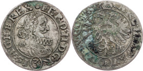 Ferdinand II., 3 Kreuzer 1627, Breslau Ferdinand II., 3 Kreuzer 1627, Breslau, Mkč. 1013; VF+/VF

Grade: VF+/VF