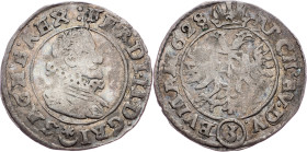 Ferdinand II., 3 Kreuzer 1628, Prague Ferdinand II., 3 Kreuzer 1628, Prague, Mkč. 760|Interesting number 8; VF

Grade: VF