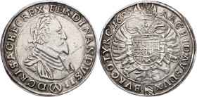 Ferdinand II., 1 Thaler 1629, Vienna Ferdinand II., 1 Thaler 1629, Vienna, Dav. 3091|small scratchies; VF+

Grade: VF+