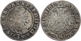 Ferdinand II., 3 Kreuzer 1630, Breslau Ferdinand II., 3 Kreuzer 1630, Breslau, Mkč. 1021; VF

Grade: VF