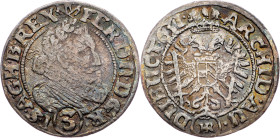 Ferdinand II., 3 Kreuzer 1631, Breslau Ferdinand II., 3 Kreuzer 1631, Breslau, Mkč. 1020; VF

Grade: VF