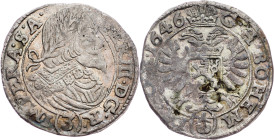 Ferdinand III., 3 Kreuzer 1646, Prague Ferdinand III., 3 Kreuzer 1646, Prague, Mkč. 1181; EF

Grade: EF