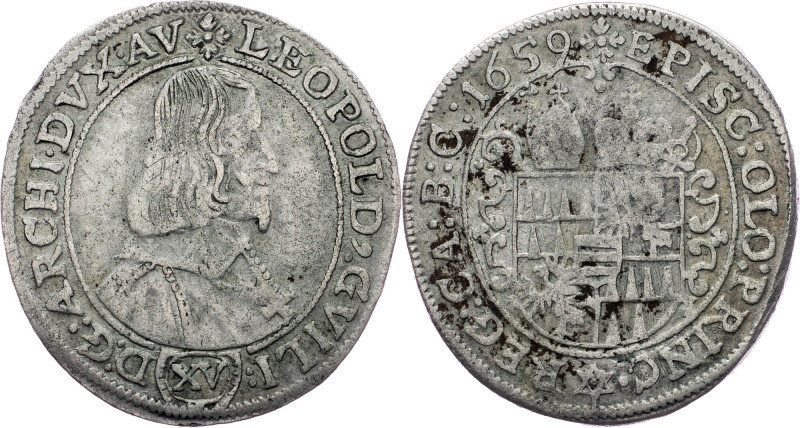 Leopold Wilhelm of Austria, 15 Kreuzer 1659, Vyškov Leopold Wilhelm of Austria, ...