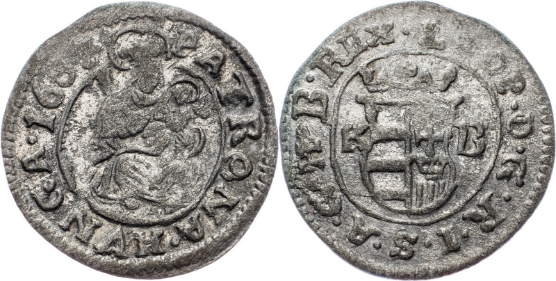 Leopold I., Denar 1687, KB, Kremnitz Leopold I., Denar 1687, KB, Kremnitz; EF
...