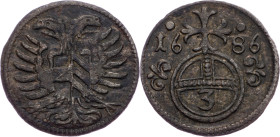 Leopold I., Greschel 1686, Oppeln Leopold I., Greschel 1686, Oppeln, Mkč. 1684|toned; VF

Grade: VF