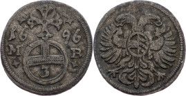 Leopold I., Greschel 1696, MB, Brieg Leopold I., Greschel 1696, MB, Brieg; aVF

Grade: aVF