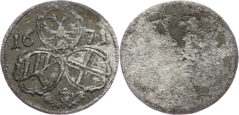 Leopold I., 2 Pfennig 1671, Vienna Leopold I., 2 Pfennig 1671, Vienna; VF

Gra...