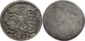 Leopold I., 1/2 Kreuzer 167?, Oppeln Leopold I., 1/2 Kreuzer 167?, Oppeln, Mkč. 1677; VF

Grade: VF