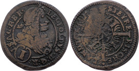 Leopold I., 1 Kreuzer 1695, Graz Leopold I., 1 Kreuzer 1695, Graz; VF

Grade: VF
