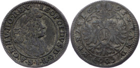 Leopold I., 1 Kreuzer 1695, Augsburg Leopold I., 1 Kreuzer 1695, Augsburg; VF+

Grade: VF+