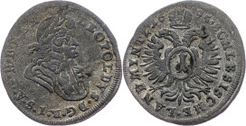 Leopold I., 1 Kreuzer 1695, Oppeln Leopold I., 1 Kreuzer 1695, Oppeln; VF

Grade: VF