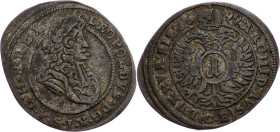 Leopold I., 1 Kreuzer 1699, CB, Brieg Leopold I., 1 Kreuzer 1699, CB, Brieg, Mkč. 1706; VF

Grade: VF