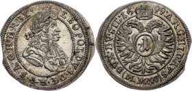 Leopold I., 1 Kreuzer 1699, MMW, Breslau Leopold I., 1 Kreuzer 1699, MMW, Breslau, Mkč. 1639; aUNC

Grade: aUNC