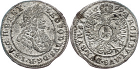 Leopold I., 1 Kreuzer 1699, FN, Oppeln Leopold I., 1 Kreuzer 1699, FN, Oppeln; aEF

Grade: aEF