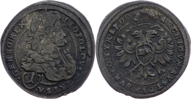 Leopold I., 1 Kreuzer 1700, Vienna Leopold I., 1 Kreuzer 1700, Vienna; VF

Gra...