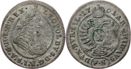 Leopold I., 1 Kreuzer 1701, FN, Oppeln Leopold I., 1 Kreuzer 1701, FN, Oppeln, Mkč. 1676; VF

Grade: VF
