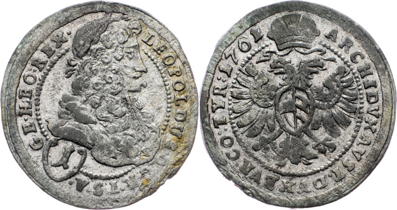 Leopold I., 1 Kreuzer 1701, Vienna Leopold I., 1 Kreuzer 1701, Vienna; EF

Gra...