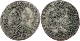 Leopold I., 3 Kreuzer 1659, Graz Leopold I., 3 Kreuzer 1659, Graz; VF

Grade: VF