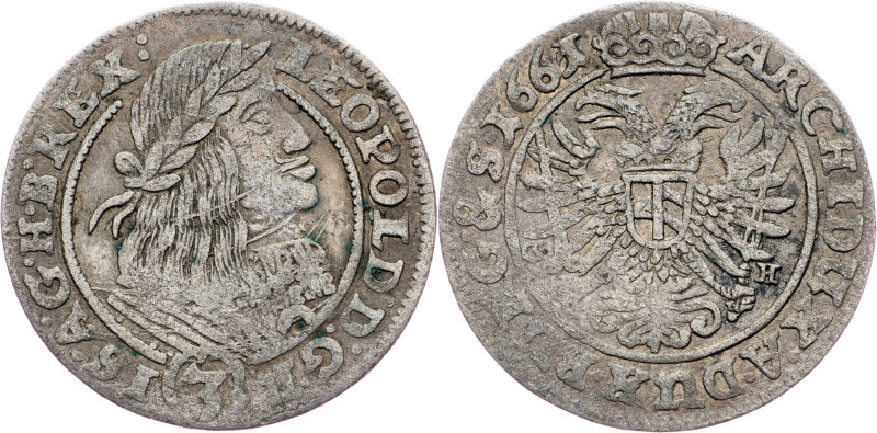 Leopold I., 3 Kreuzer 1661, Breslau Leopold I., 3 Kreuzer 1661, Breslau; VF

G...