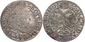 Leopold I., 3 Kreuzer 1666, SHS, Breslau Leopold I., 3 Kreuzer 1666, SHS, Breslau, Mkč. 1619; VF+

Grade: VF+
