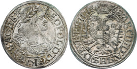 Leopold I., 3 Kreuzer 1668, SHS, Breslau Leopold I., 3 Kreuzer 1668, SHS, Breslau; aEF

Grade: aEF