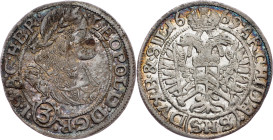 Leopold I., 3 Kreuzer 1669, SHS, Breslau Leopold I., 3 Kreuzer 1669, SHS, Breslau, Mkč. 1624|remains of mint luster, beautiful toning; EF

Grade: EF...