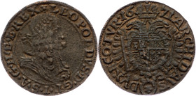 Leopold I., 3 Kreuzer 1671, Vienna Leopold I., 3 Kreuzer 1671, Vienna|old copy in copper!; VF

Grade: VF