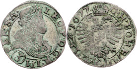 Leopold I., 3 Kreuzer 1677, Kuttenberg Leopold I., 3 Kreuzer 1677, Kuttenberg, Mkč. 1453; VF

Grade: VF