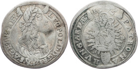 Leopold I., 15 Kreuzer 1675, KB, Kremnitz Leopold I., 15 Kreuzer 1675, KB, Kremnitz, Hol. KB 75.1.1; aVF/F

Grade: aVF/F