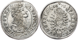 Leopold I., 15 Kreuzer 1676, KB, Kremnitz Leopold I., 15 Kreuzer 1676, KB, Kremnitz, Hol. KB 76.1.2|cleaned; EF

Grade: EF